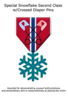 special-snowflake-second-class-w-crossed-diaper-pins-awarded-for-demonstrating-8687920.png