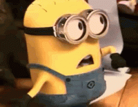 Despicable Me Minion what_ Every time I hear some say _what__ I think of this.gif