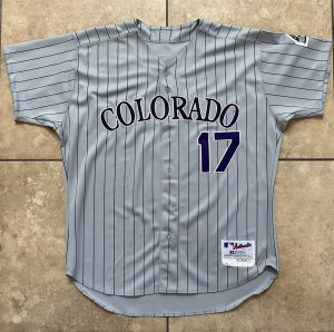 Todd Helton Game Worn HR Jersey