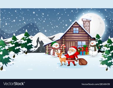 christmas-scene-with-santa-and-snowman-vector-28148439.jpg