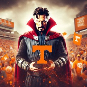 Doctor Strange in Tennessee Vols gear destroying the Crimson Tide (1).jpg