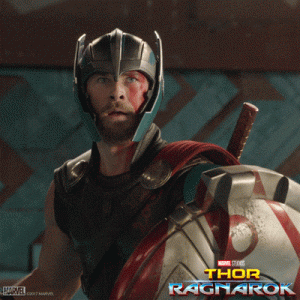 Happy Chris Hemsworth GIF by Marvel Studios.gif