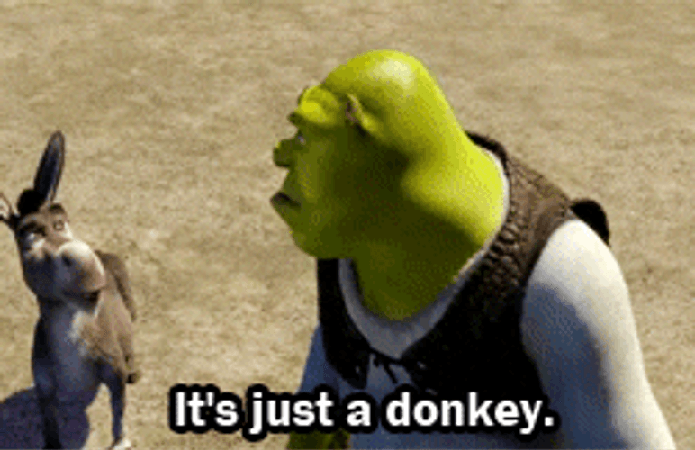 Shrek Just A Donkey GIF | GIFDB.com
