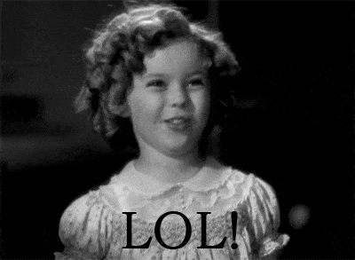 Funny Gifs : Shirley Temple Gif - VSGIF.com