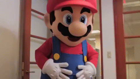 Say Hello to Mario on #WorldHelloDay via GIPHY #mario #supermario #hello |  Hello gif, Giphy, Funny gif