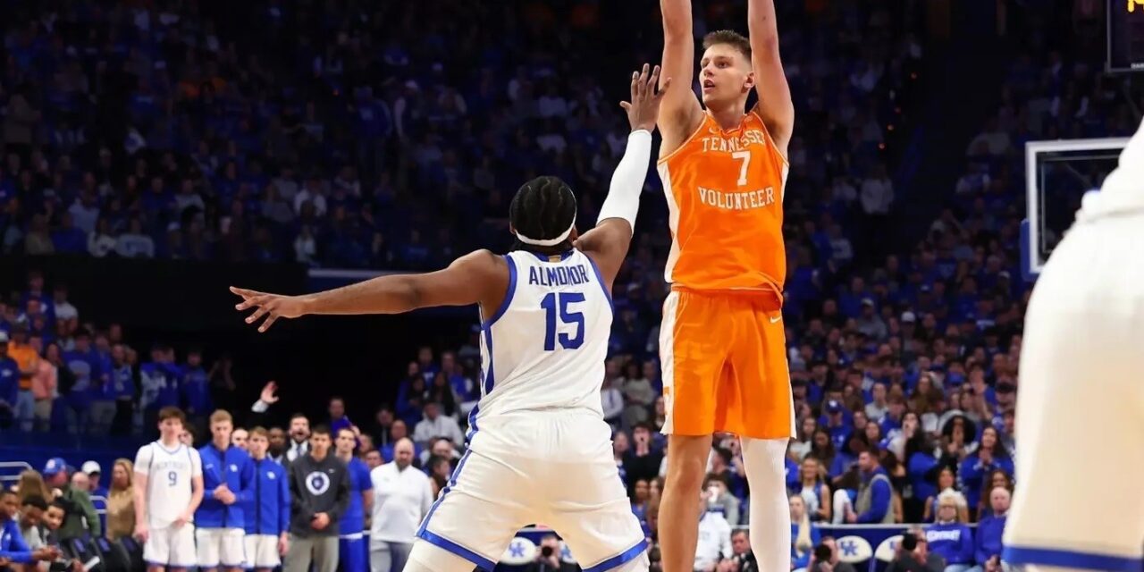 Kentucky threes stop Tennessee win streak