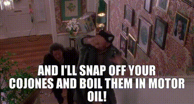 YARN | and I'll snap off your cojones and boil them in motor oil! | Home  Alone (1990) | Video gifs by quotes | 1334504f | 紗