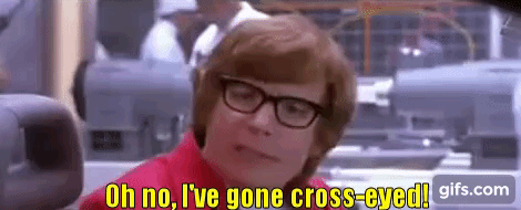 Oh no, I've gone cross-eyed animated gif