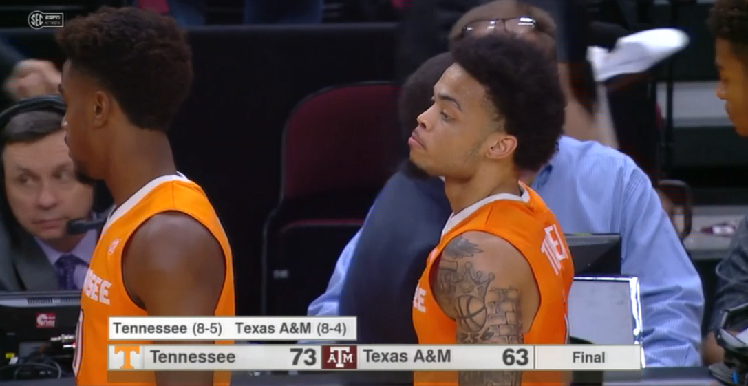 Vols upset Texas A&M 73-63