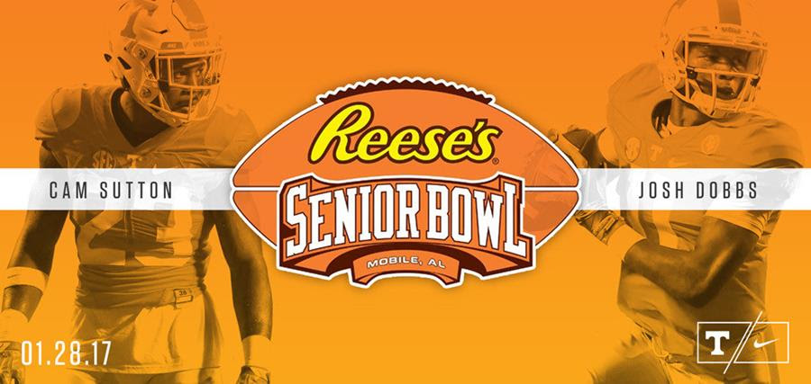 Dobbs, Sutton Begin Senior Bowl Week