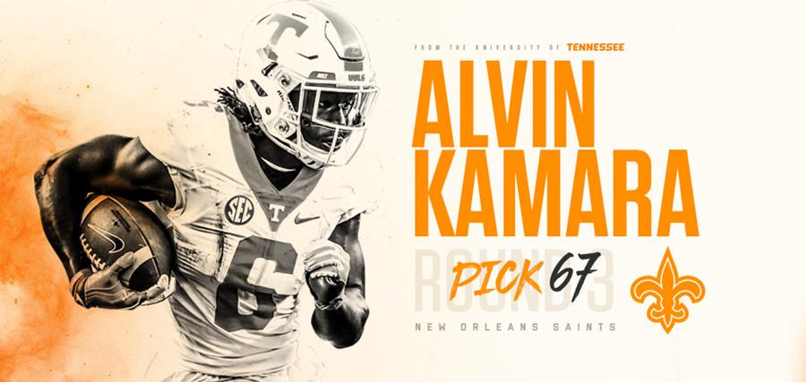 Kamara To New Orleans Saints, Sutton To Pittsburgh Steelers In Round 3 of NFL Draft
