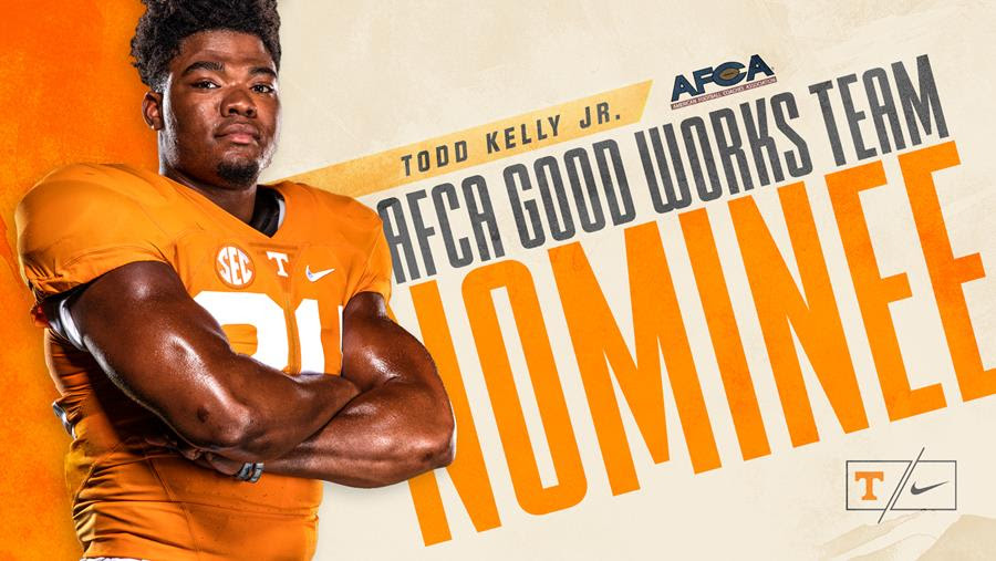 Todd Kelly Jr. Named As Nominee For 2017 Allstate AFCA Good Works Team