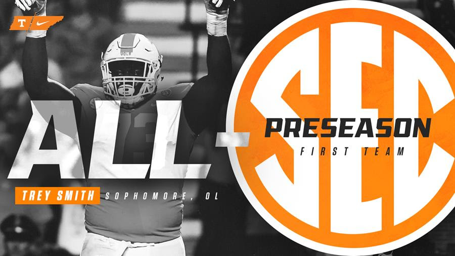 Trey Smith Captures Preseason All-SEC First Team Honors