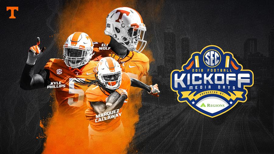 Phillips, Callaway & Wolf to Represent Vols at SEC Media Days