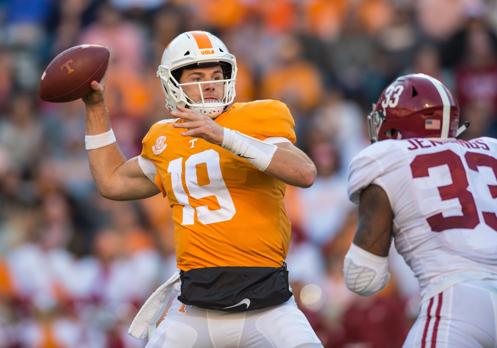 Keller Chryst is the Vols’ highest graded player by PFF