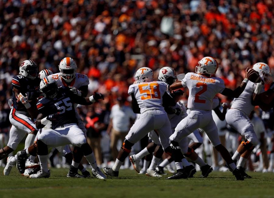 Vols Upset #21/21 Auburn, 30-24, at Jordan-Hare Stadium﻿