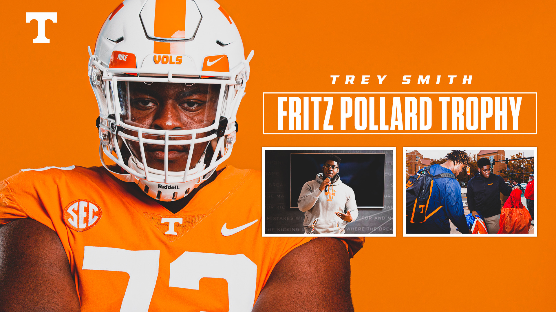 Trey Smith to receive Fritz Pollard Trophy