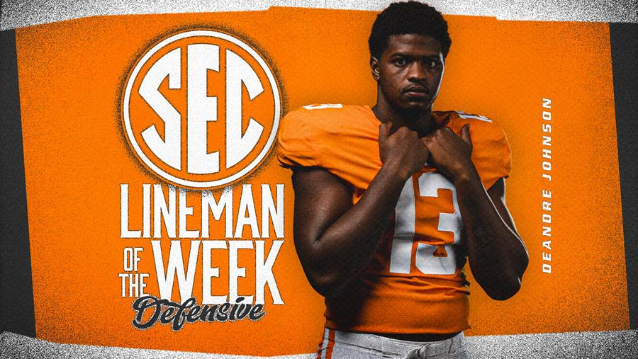 Johnson Named SEC Defensive Lineman of the Week