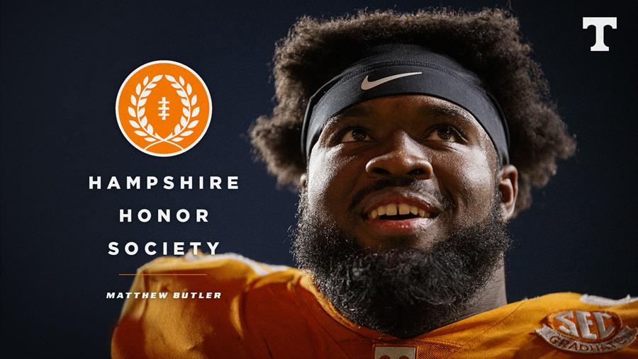 VFL Matthew Butler Named to 2022 NFF Hampshire Honor Society 