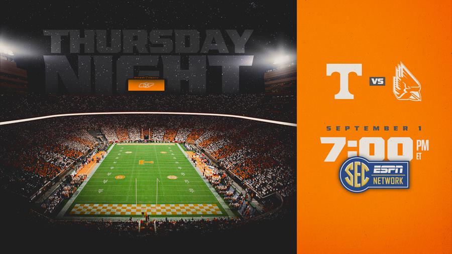 Neyland at Night: Tennessee, Ball State Opener Set For Thursday SEC Network Primetime 