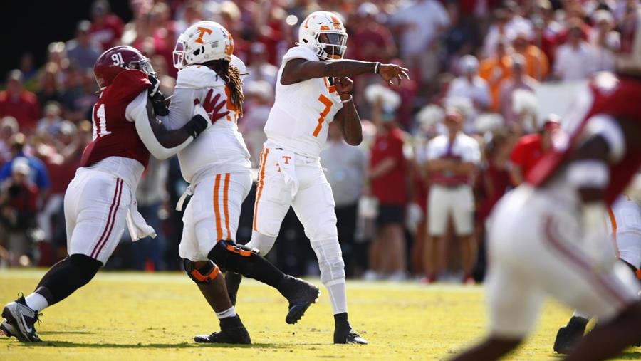 #17/15 Tennessee Falls to #11/8 Alabama In Tuscaloosa, 34-20