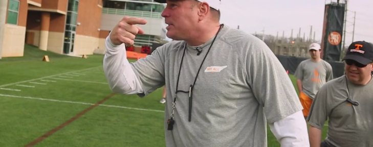 Butch Jones objects to ‘Bama’ music at practice