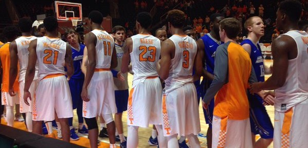 Vols defeat Alabama-Huntsville 96-83