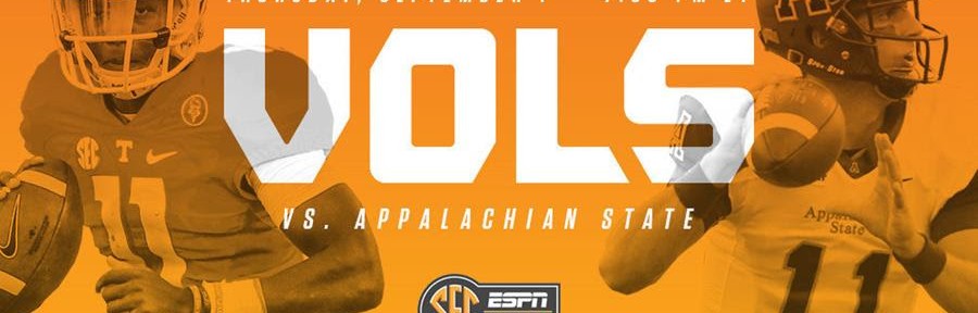 #9/10 Vols Open Season vs. Appalachian St.